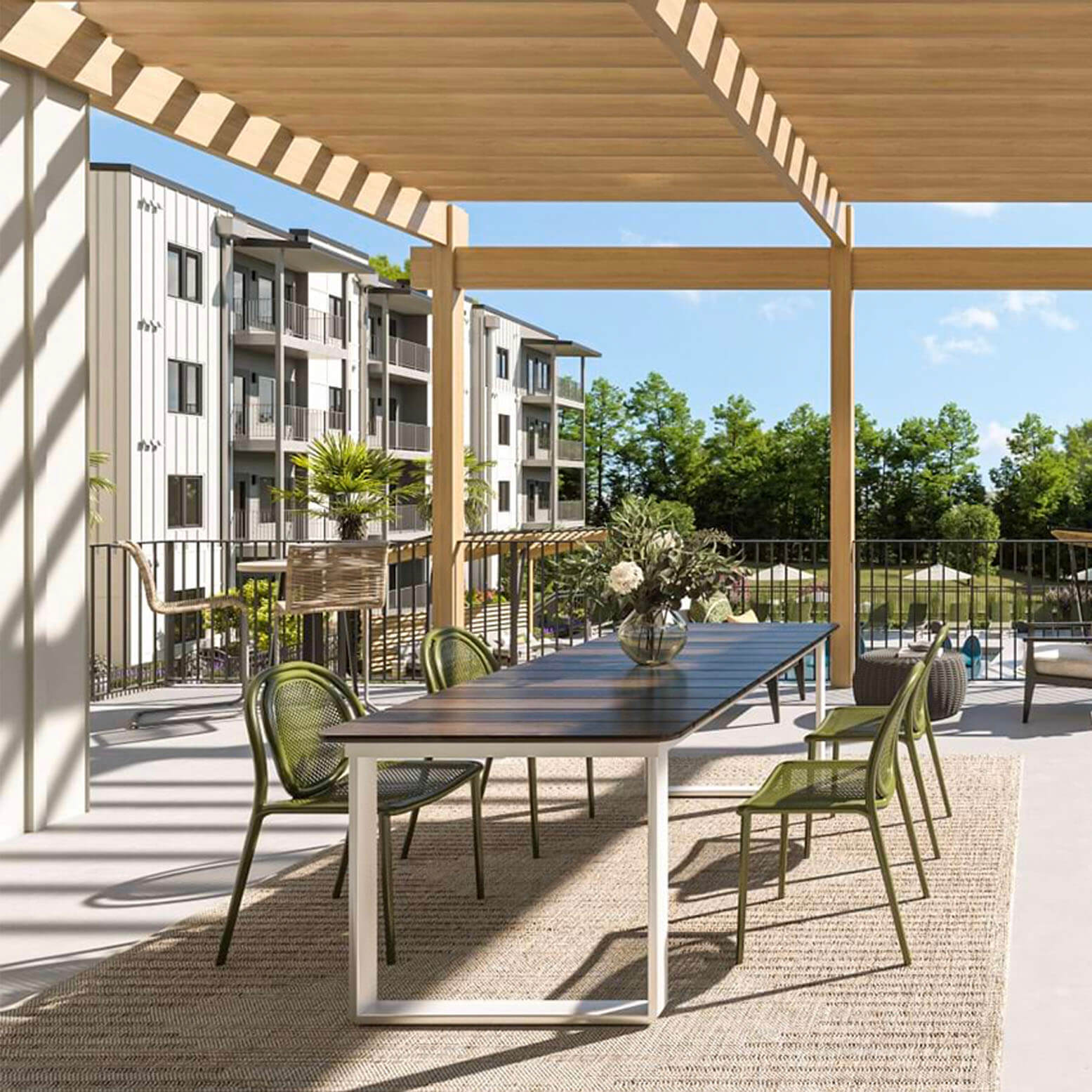 Apartment patio furniture