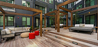 Custom built cabanas and outdoor furniture