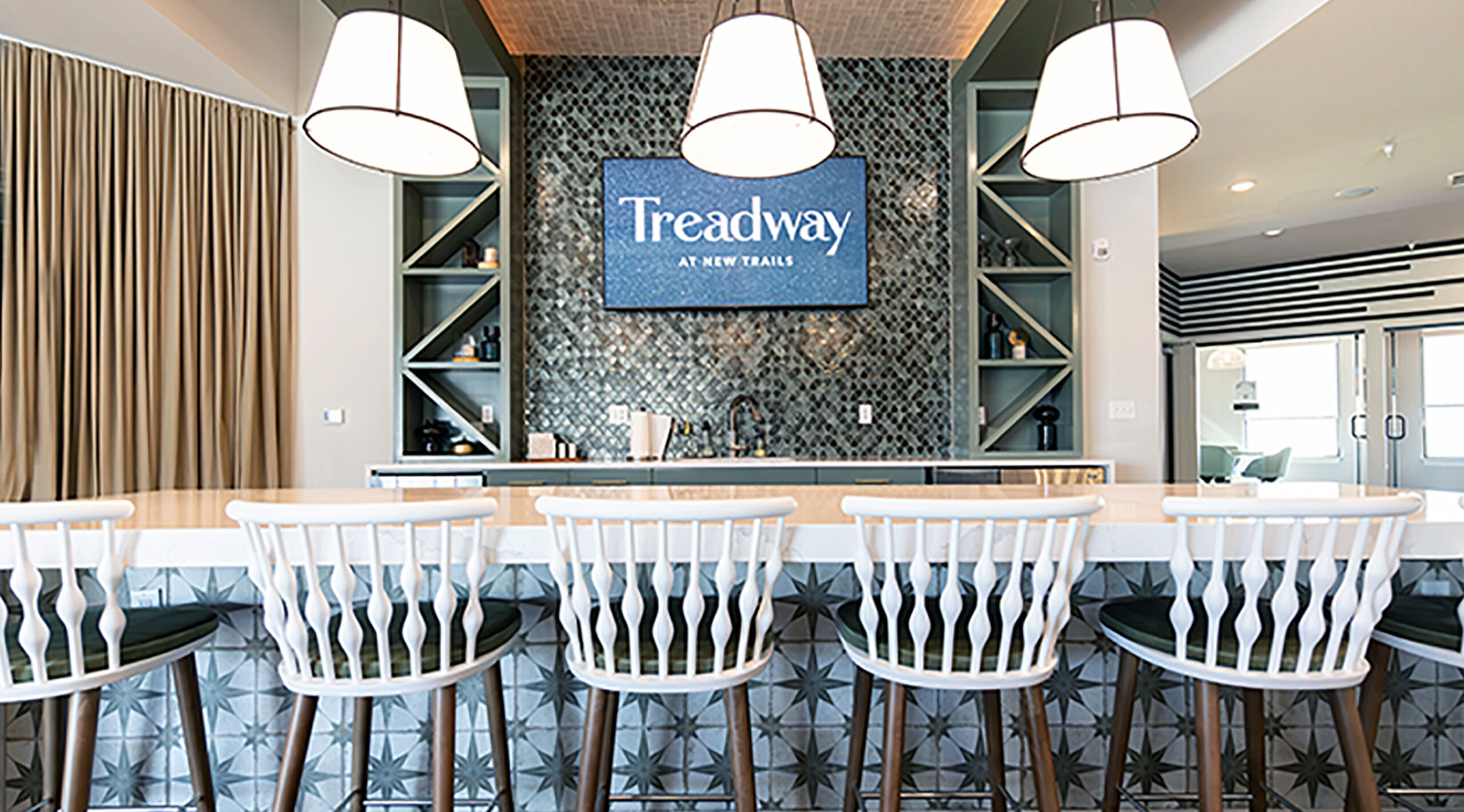 Treadway Apartment Clubhouse interior