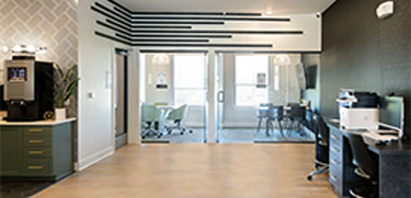 Treadway apartment co-working space and cafe