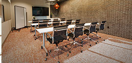 Spark Apartments classroom style conference room