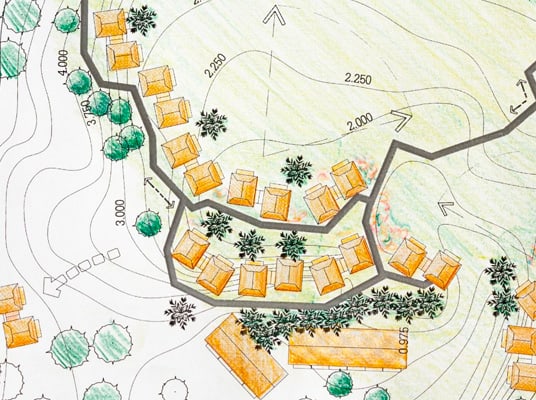 Site plan drawing